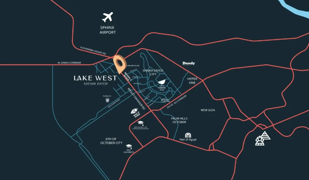 كمبوند ليك ويست 3 الشيخ زايد | Lake West 3 Compound