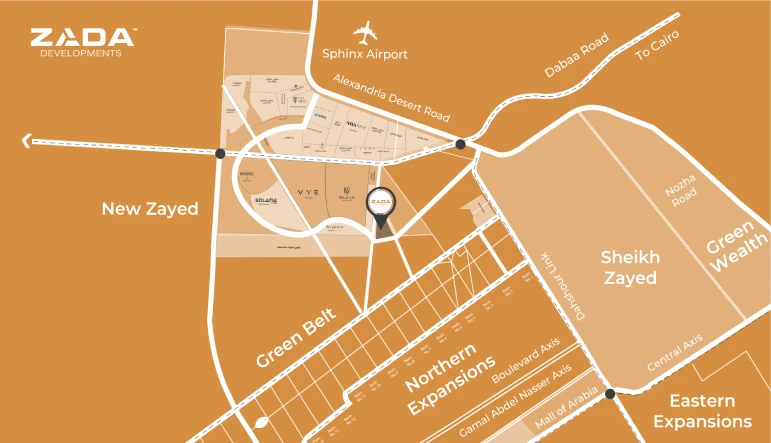 موقع كمبوند لو زادا زايد الجديدة