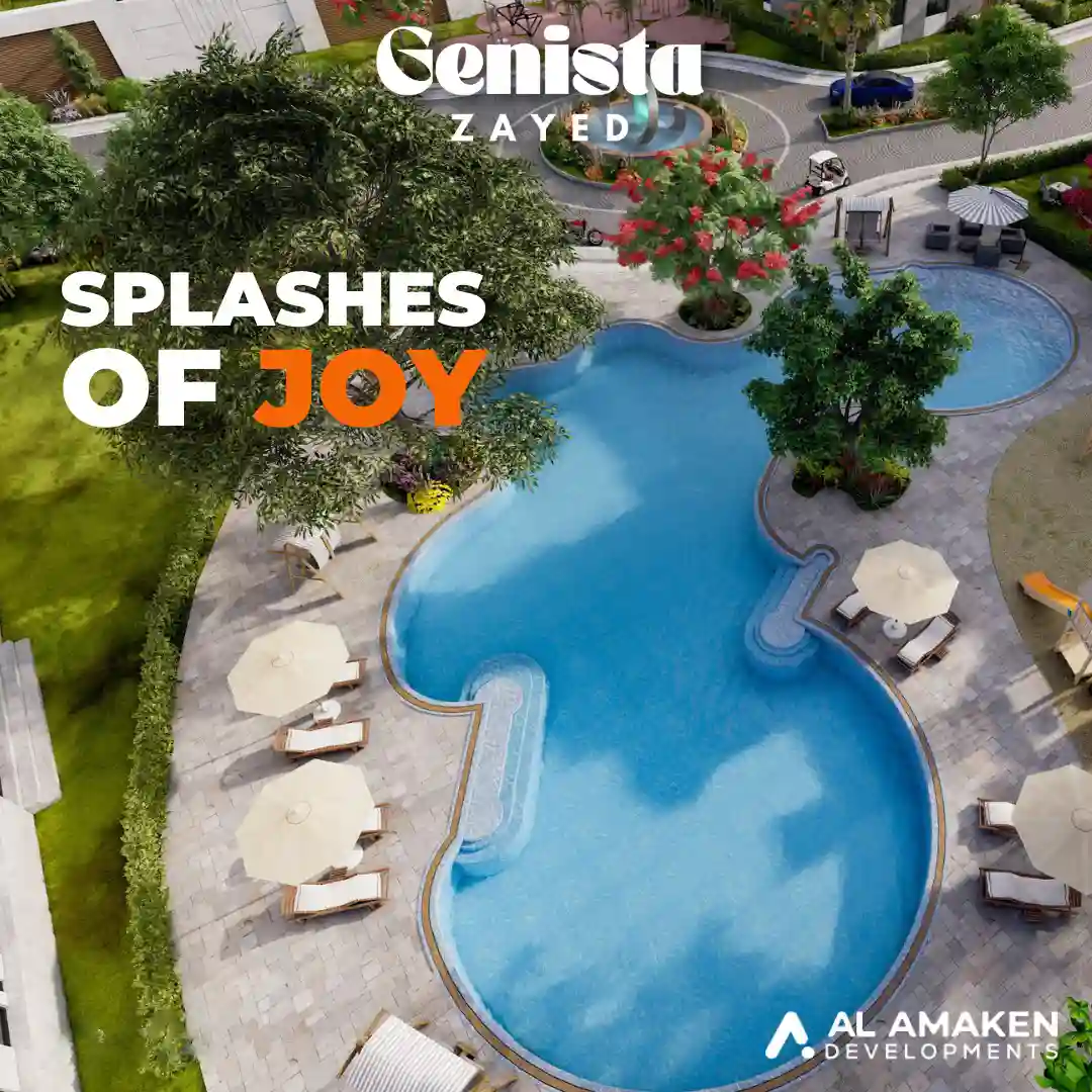 مساحة كمبوند جينستا الشيخ زايد