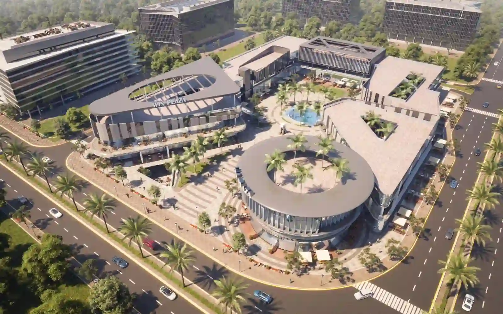 مساحة مول وين بلازا حدائق أكتوبر