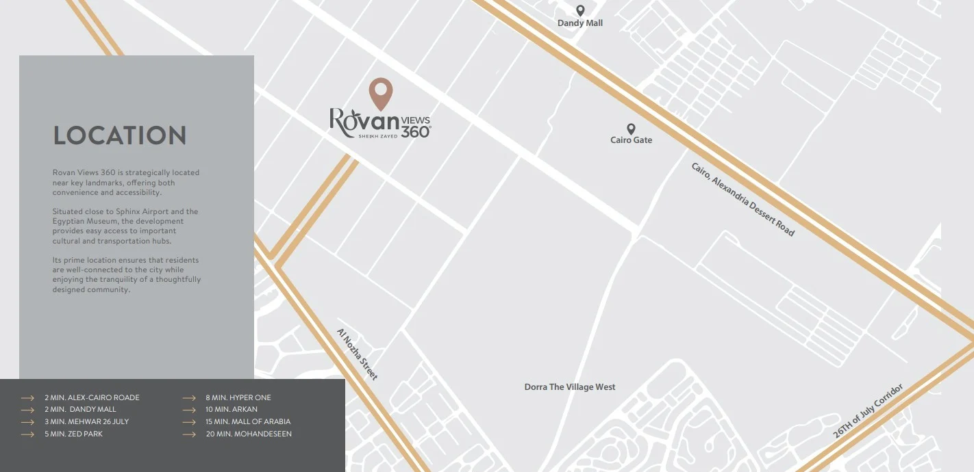 موقع كمبوند روفان فيوز الشيخ زايد