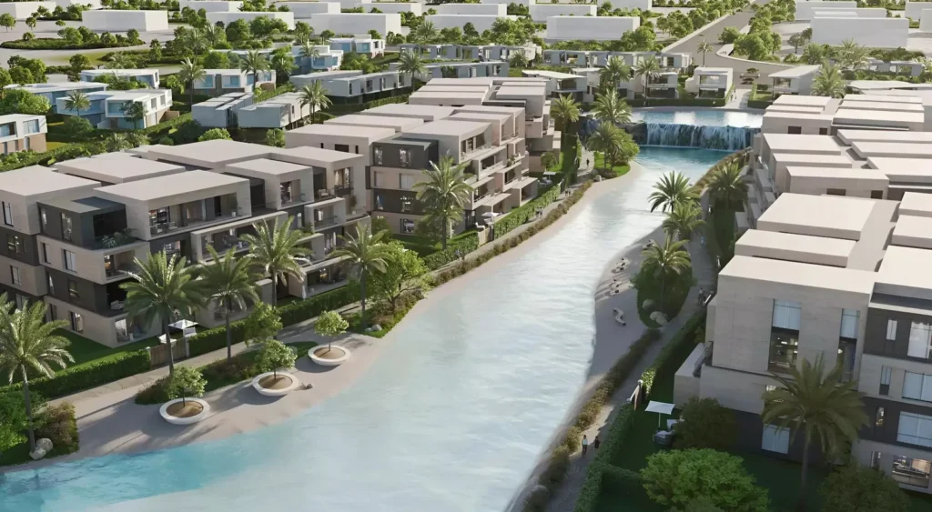 منظر جوي لبحيرة كمبوند 31 ويست 6 أكتوبر | 31 West