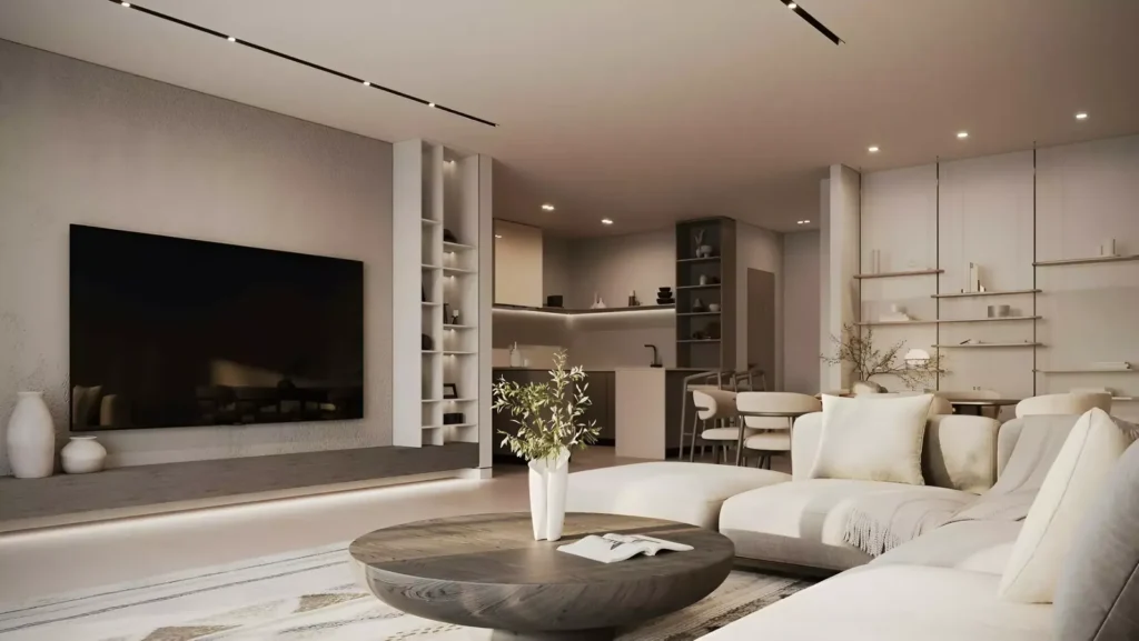تصميم داخلي لشقة في كمبوند 31 ويست 6 أكتوبر | 31 West