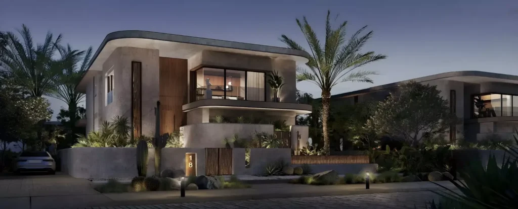 فيلا بتصميم عصري في قرية أمواج الساحل الشمالي