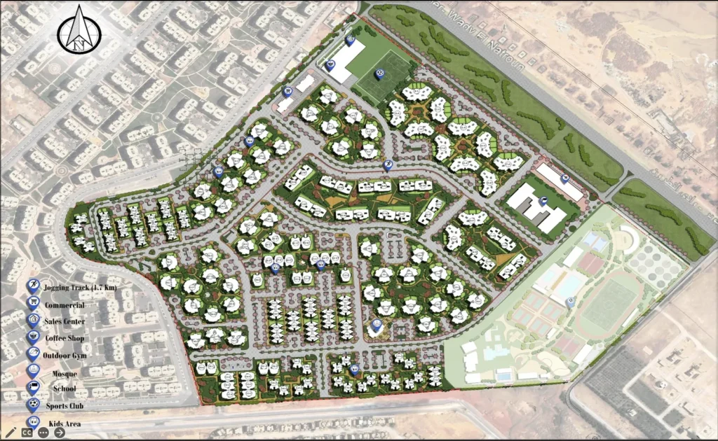 مباني أشجار سيتي حدائق أكتوبر | Ashgar City - مرحلة قائمة