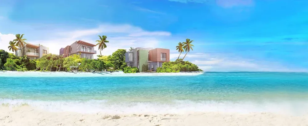 جزيرة سكنية وسط بحيرات بو آيلاندز سيدي عبد الرحمن