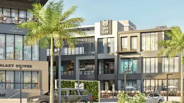 واجهة زجاجية ومطاعم في مول سيتي كلوب الشروق