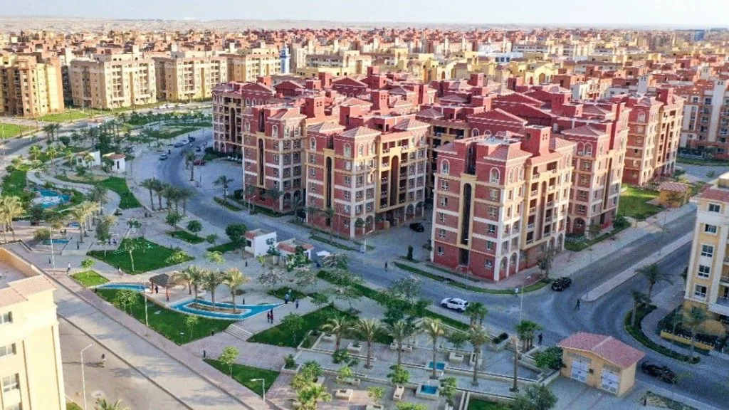كمبوند دجلة بالمز | لقطة جوية للمباني والشوارع الداخلية