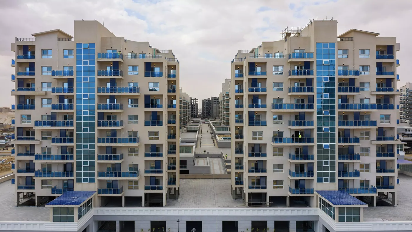 مبنيان سكنيان في كمبوند داون تاون العلمين الجديدة من سيتي إيدج