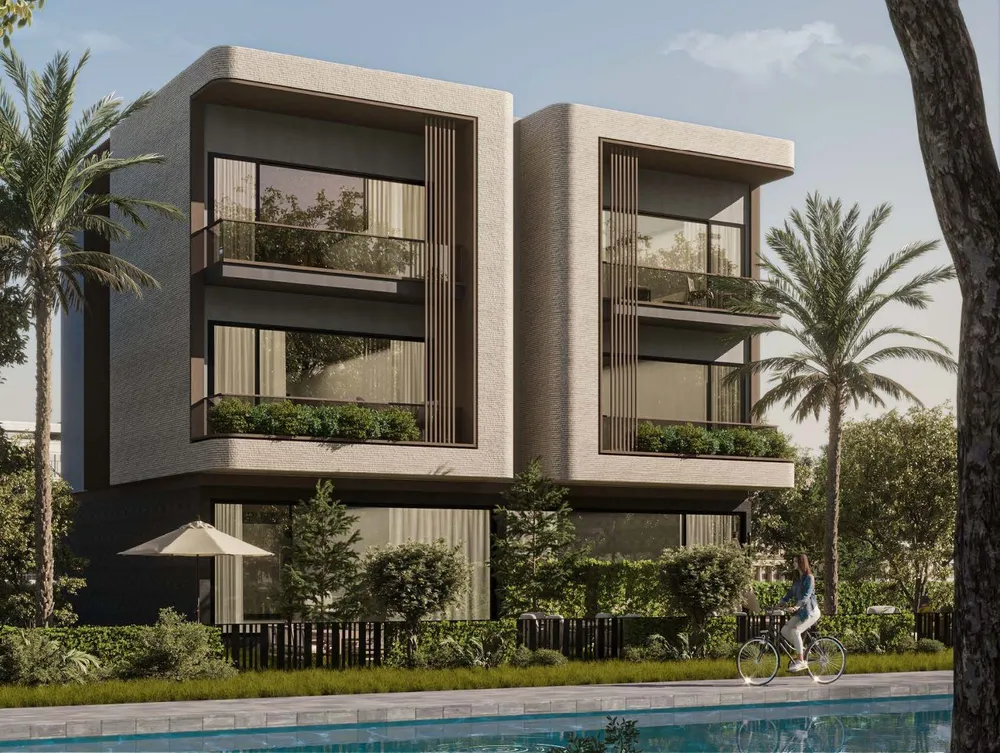 كمبوند إيست فيل التجمع الخامس | Eastville New Cairo - واجهة بجوار البحيرة المركزية