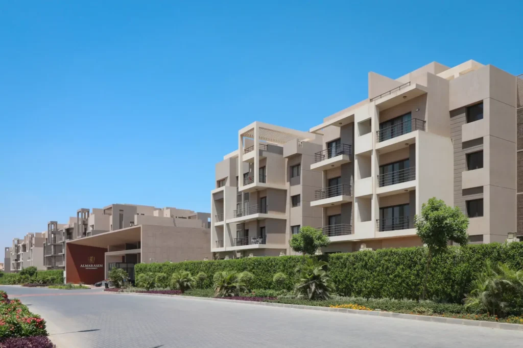 واجهة عمارات فيفث سكوير القاهرة الجديدة