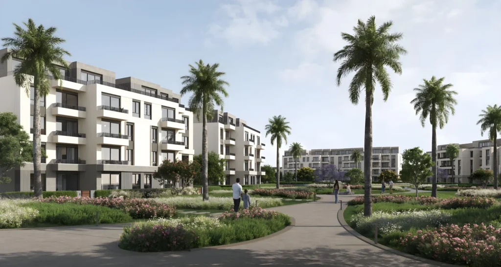عمارات جاردين التجمع الخامس بتصميم عصري