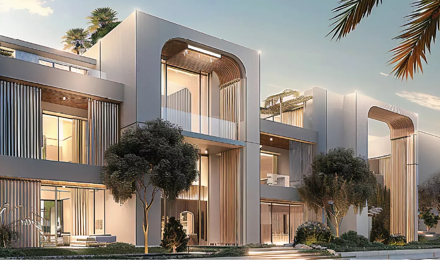 واجهة مبانٍ بتصميم عصري في هاسيندا حنيش سيدي حنيش