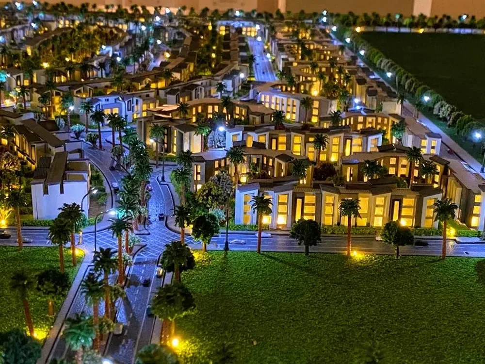 مجسم كمبوند كيفا صبور 6 أكتوبر على طريق دهشور