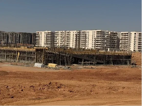 منظر جوي لبحيرات لوميا لاجونز العاصمة الإدارية