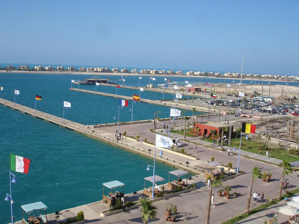 مرسى اليخوت في مارينا العلمين الساحل الشمالي