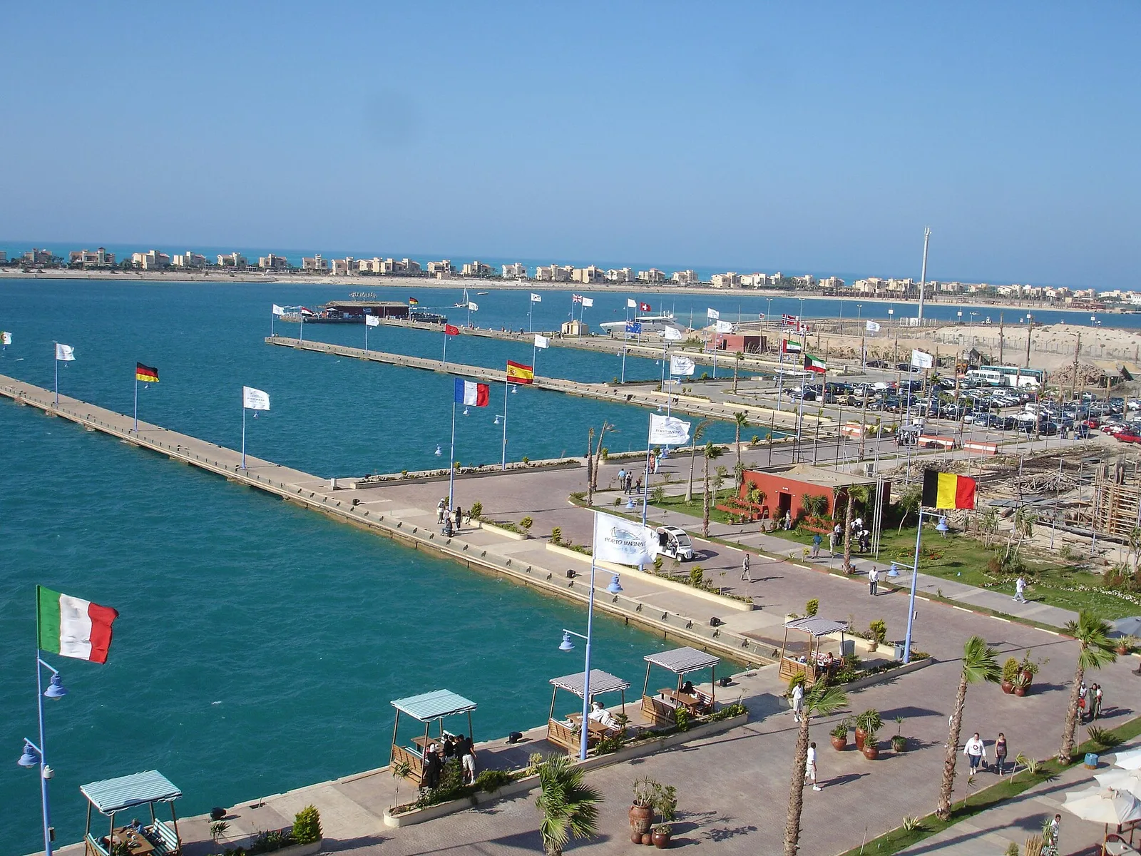 مرسى اليخوت في مارينا العلمين الساحل الشمالي