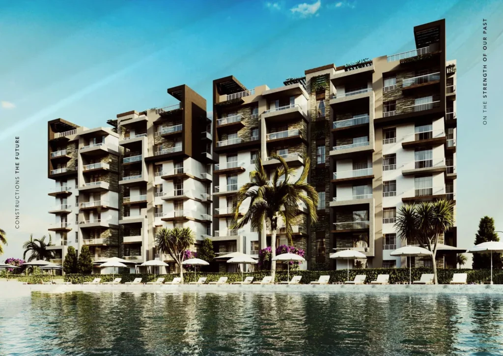 كمبوند مينوركا العاصمة الإدارية | عمارات سكنية مطلة على بحيرة