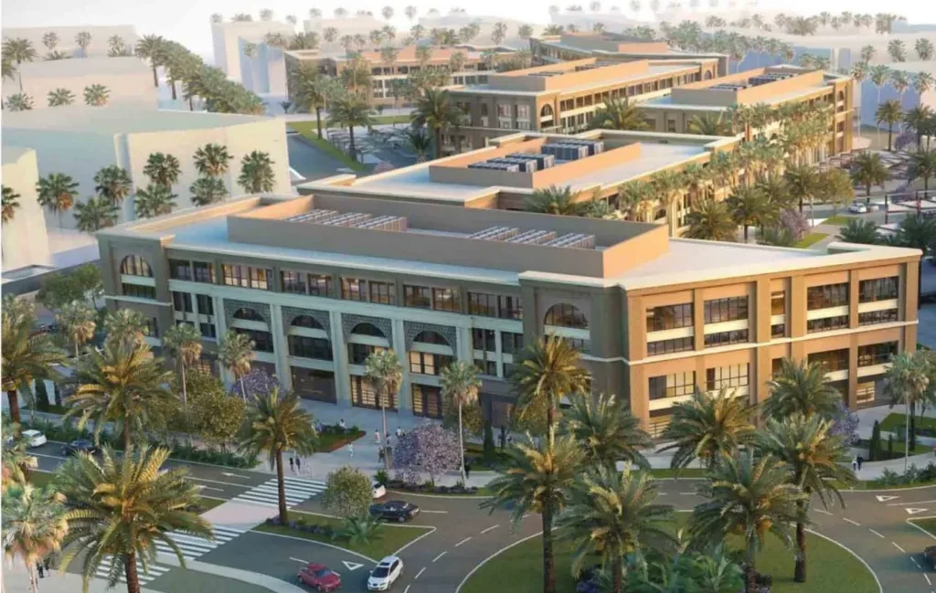 ميفيدا بيزنس بارك التجمع الخامس | Mivida Business Park - مناظر المبانى والساحات