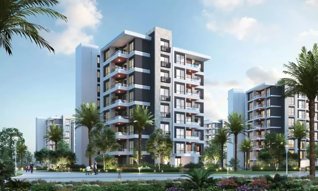 عمارات سكنية بتصميم حديث في مدينة نور من طلعت مصطفى