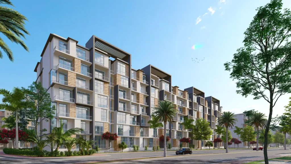 كمبوند نيوم المستقبل سيتي - عمارات سكنية بالكمبوند