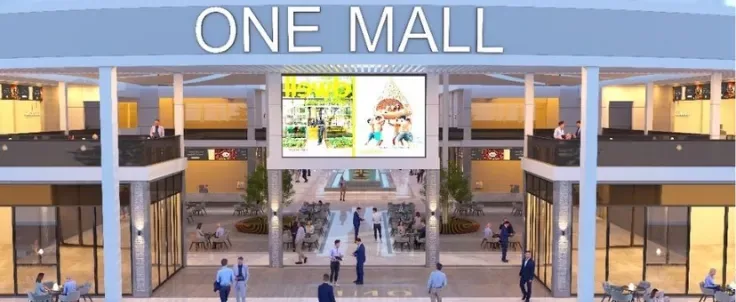 وان مول الشروق | One Mall Shorouk - المدخل والساحة الداخلية