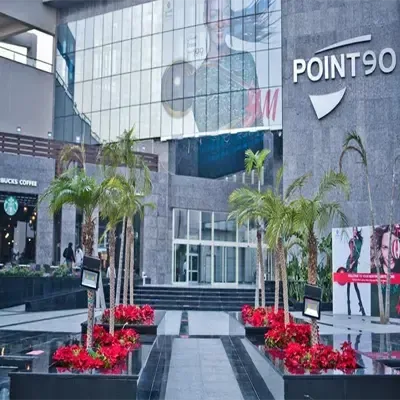 مول بوينت 90 التجمع الخامس | Point 90 Mall - واجهة تجارية بالعلامات