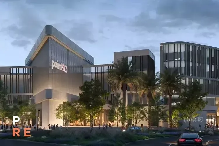 مول بوينت 90 التجمع الخامس | Point 90 Mall - تصور ليلي للمبنى