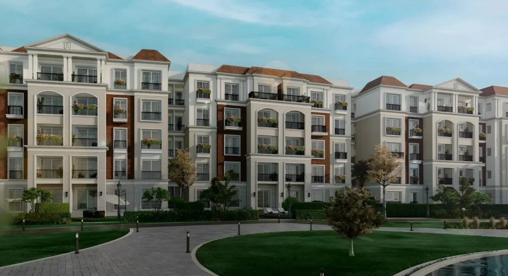 كمبوند ريجنتس سكوير التجمع الخامس | Regent's Square New Cairo - الحدائق والممرات