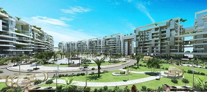 كمبوند ريفان العاصمة الإدارية | ممشى وحدائق بين العمارات