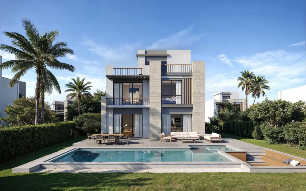 كمبوند سوديك إيست هليوبوليس الجديدة | SODIC East New Heliopolis - فيلا مع حمام سباحة