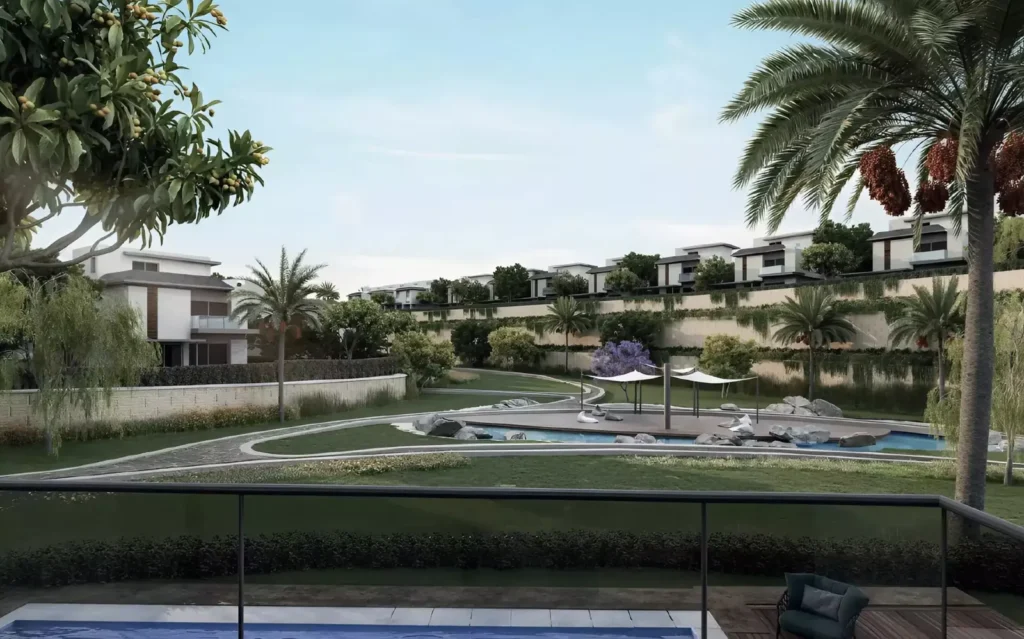 كمبوند ستون بارك التجمع الخامس | Stone Park New Cairo - الحدائق والممرات