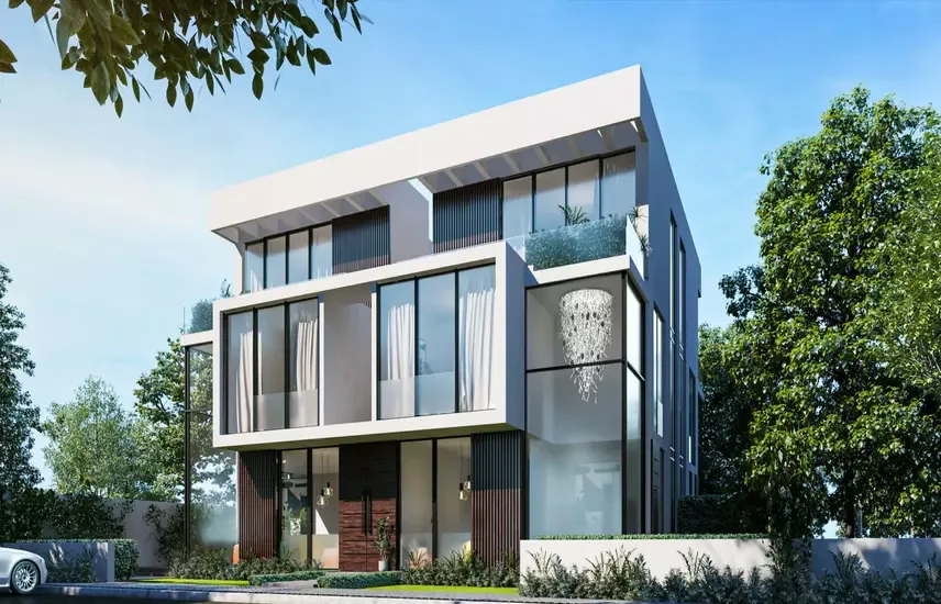 كمبوند ذا كريست التجمع الخامس | The Crest New Cairo - بحيرات كمبوند ذا كريست