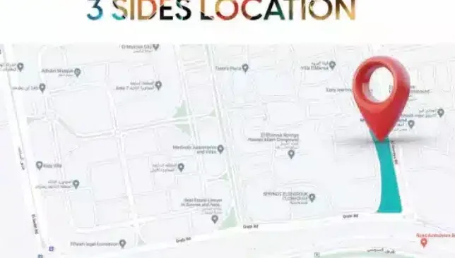 مول ثري سايدز الشروق | 3 Sides Mall Shorouk - خريطة الموقع على طريق السويس