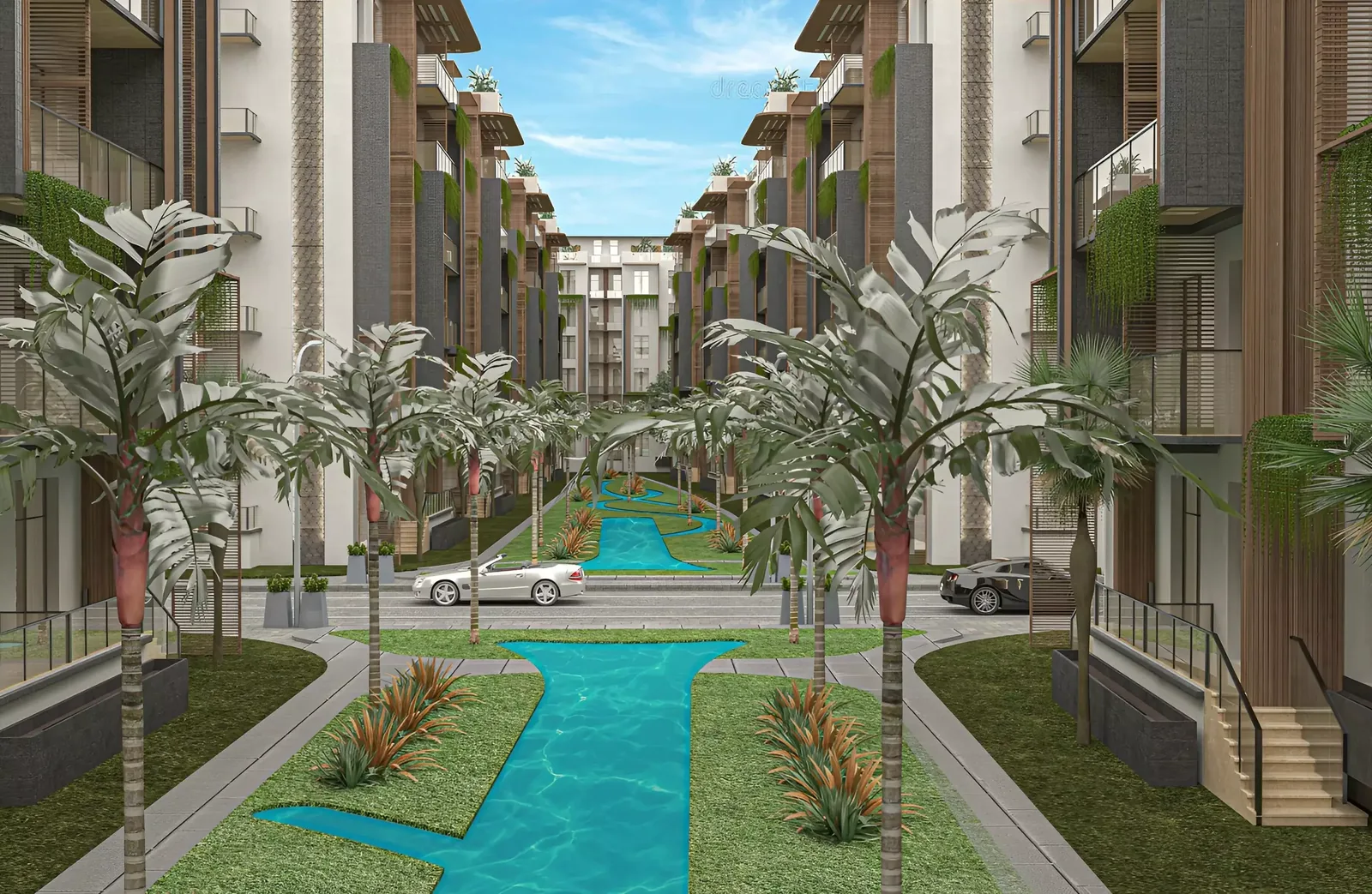 كمبوند أب ويست حدائق أكتوبر | Up West October Gardens - صورة 3